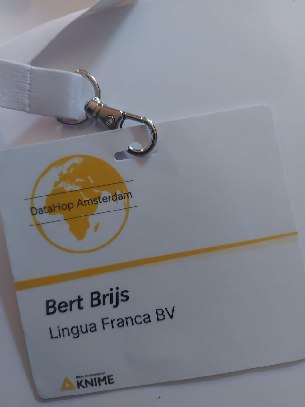 KNIME admission badge