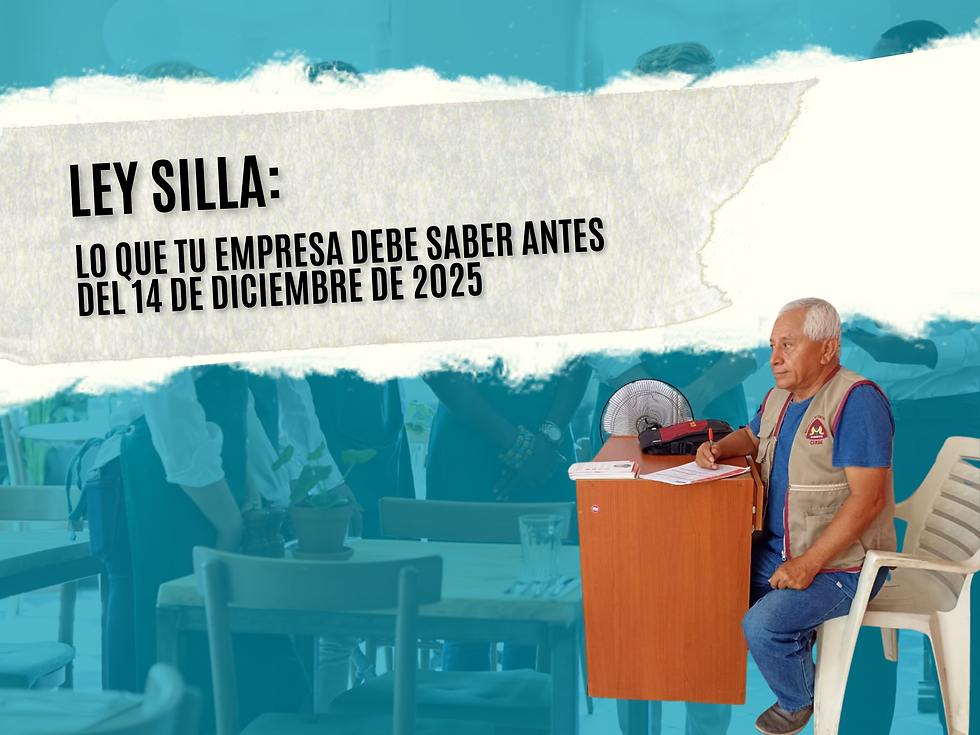“Ley Silla”: Lo que tu empresa debe saber antes del 14 de diciembre de 2025 de esta reforma laboral