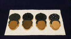 Bun bun custom decorated sugar cookies