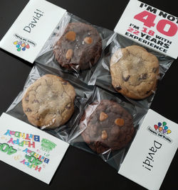 Birthday drop cookie box