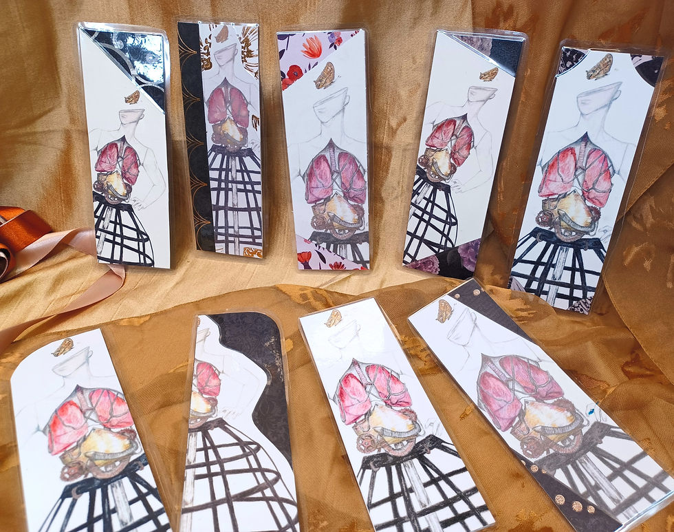 Vulnerability Steampunk Mannequin Bookmark variety by Devin Wineinger