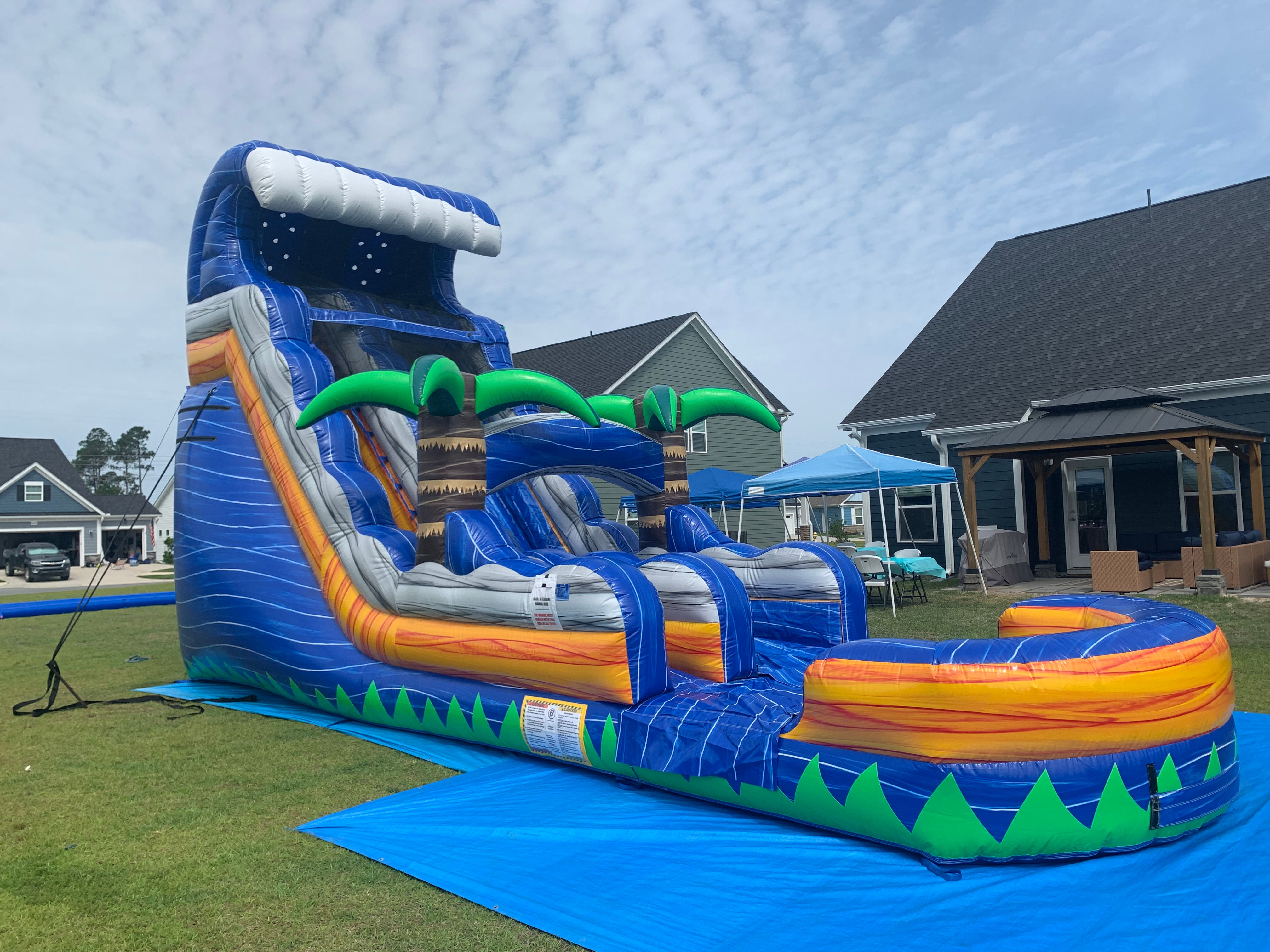 18' Tropical Fireblast - IP (inflated pool)