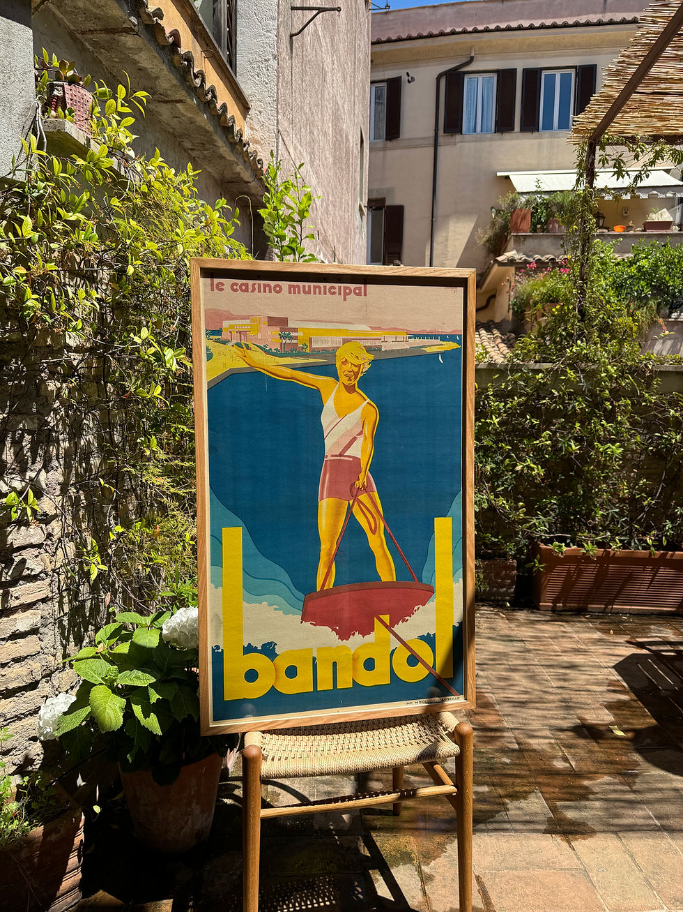 Thumbnail: Poster litografico Bandol - Il Casino Municipale - André Bermond 1930