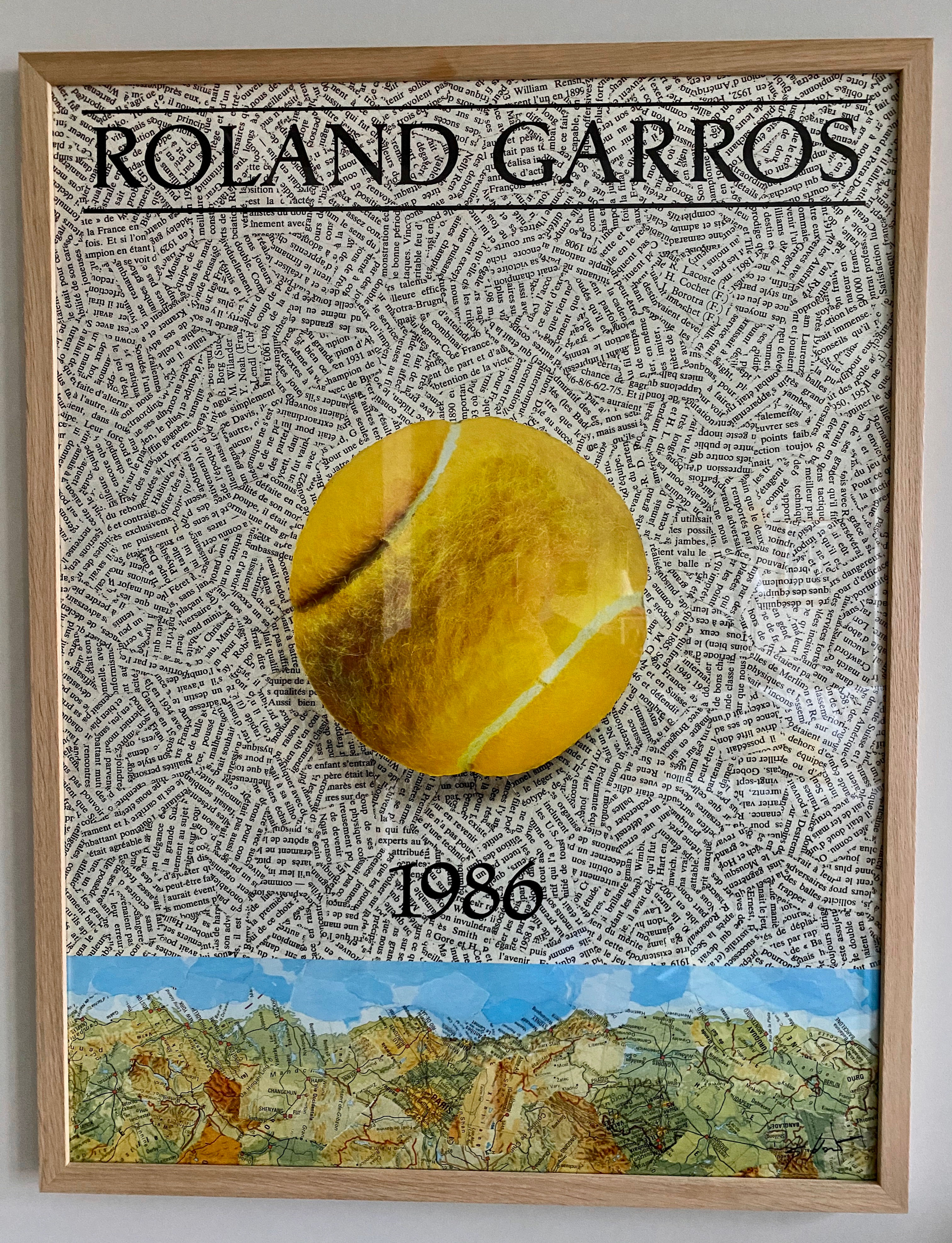 Original vintage poster Roland Garros 1986