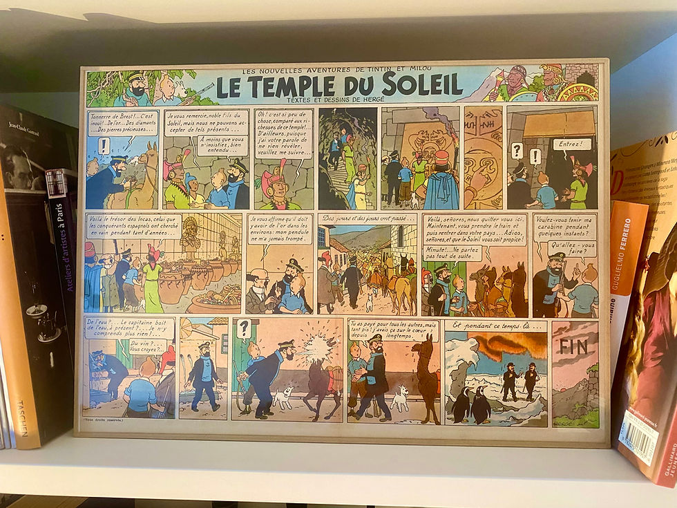 Miniatura: The adventures of Tintin in "Prisoners of the Sun" 1948