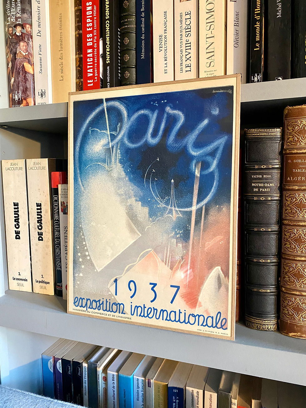 Original poster by Beaudouin & Lods for the 1937 Universal Exhibition in Paris