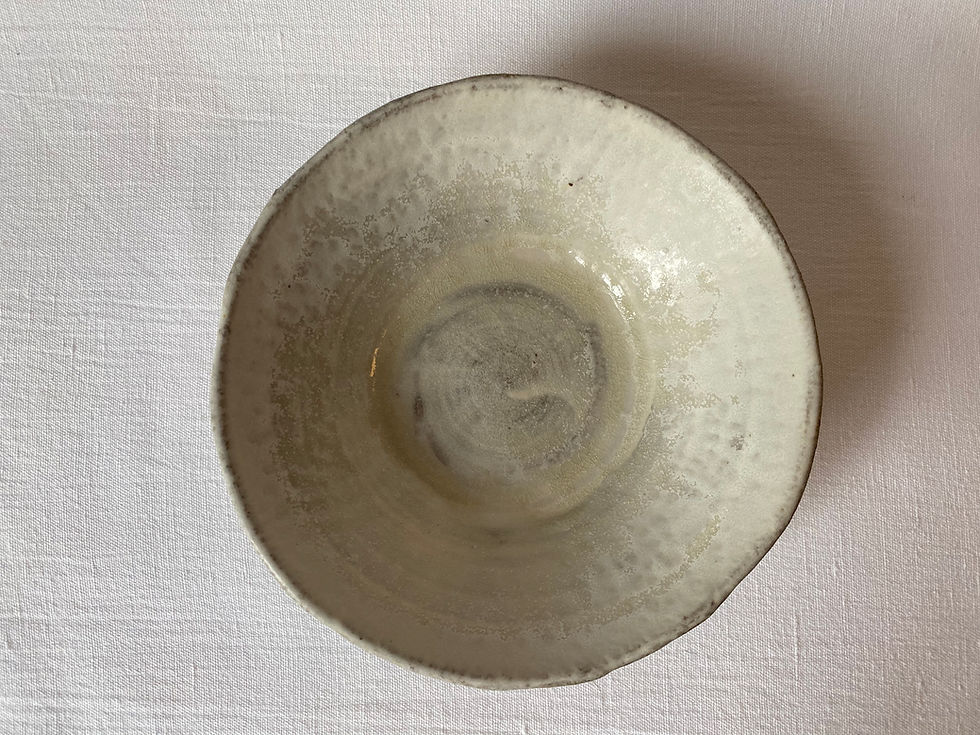 Thumbnail: stoneware handmade tableware by Jérome Hirson - White soup plates