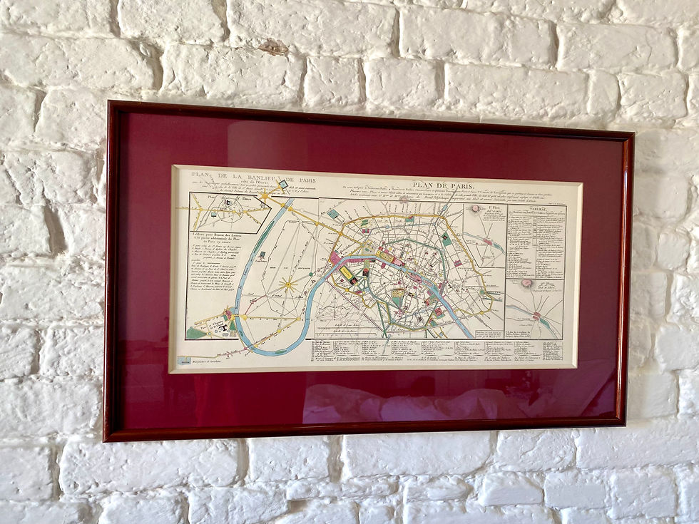 Thumbnail: Superb Napoleonic plan of Paris in 1803