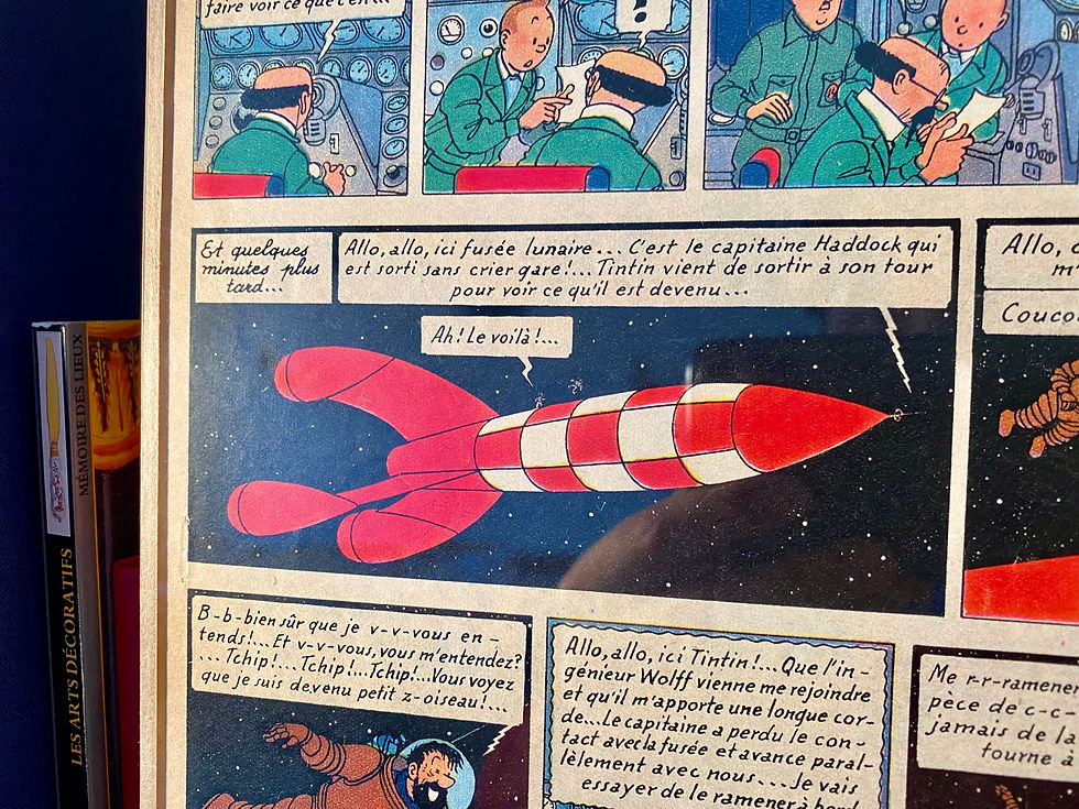 Thumbnail: "Explorers on the Moon" Extract of Le journal de Tintin by Hergé 1952