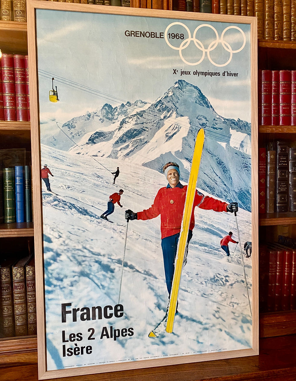 Miniatura: Great poster from 1968 for the Olympic Winter Games in France