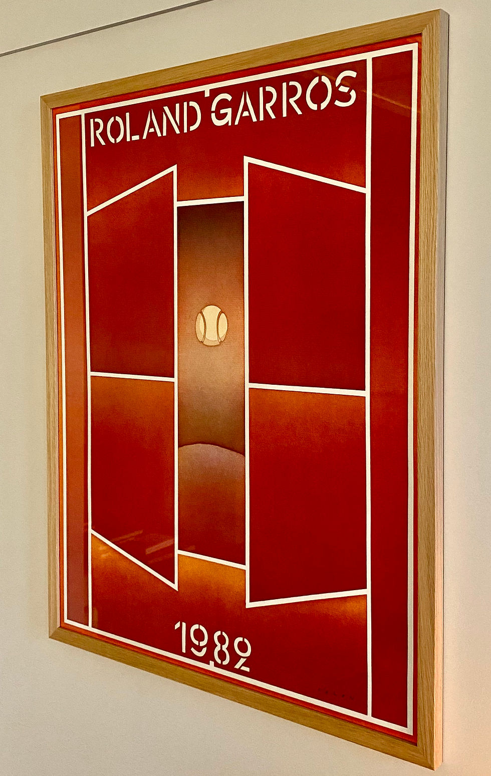 Original vintage poster Roland Garros 1982