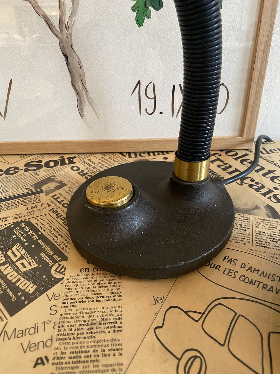 Miniatura: Desk lamp Heinz Stahl for Hillebrand