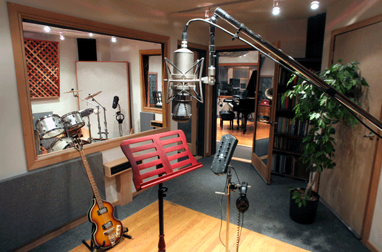 Music Recording Studio Sound Booth