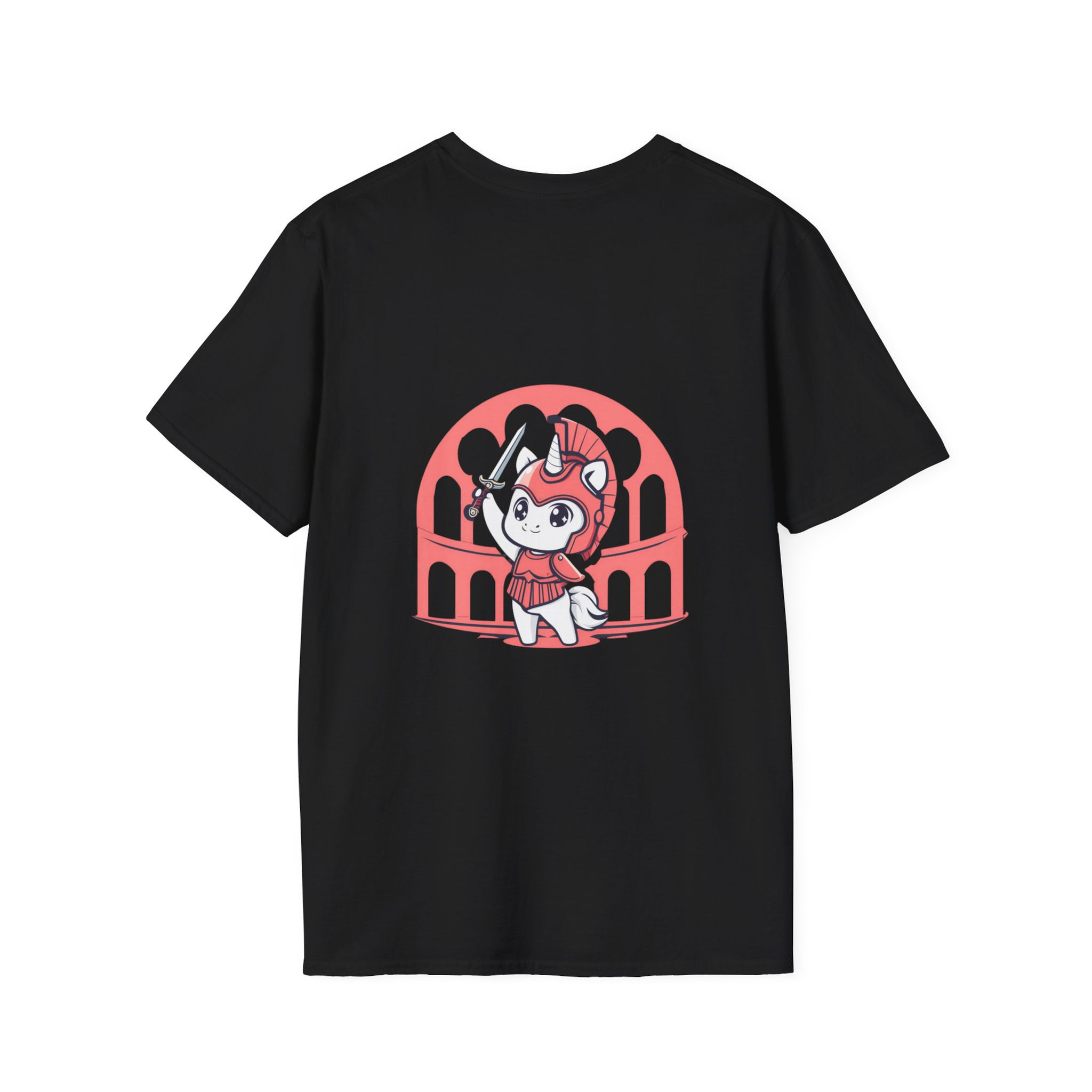 L'italia S'è Festa SPQR Cute Unicorn Gladiator T-Shirt