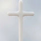 Simple white cross no background to use as a logo Much smaller and softer image with a cl