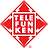 telefunken logo white text on red background