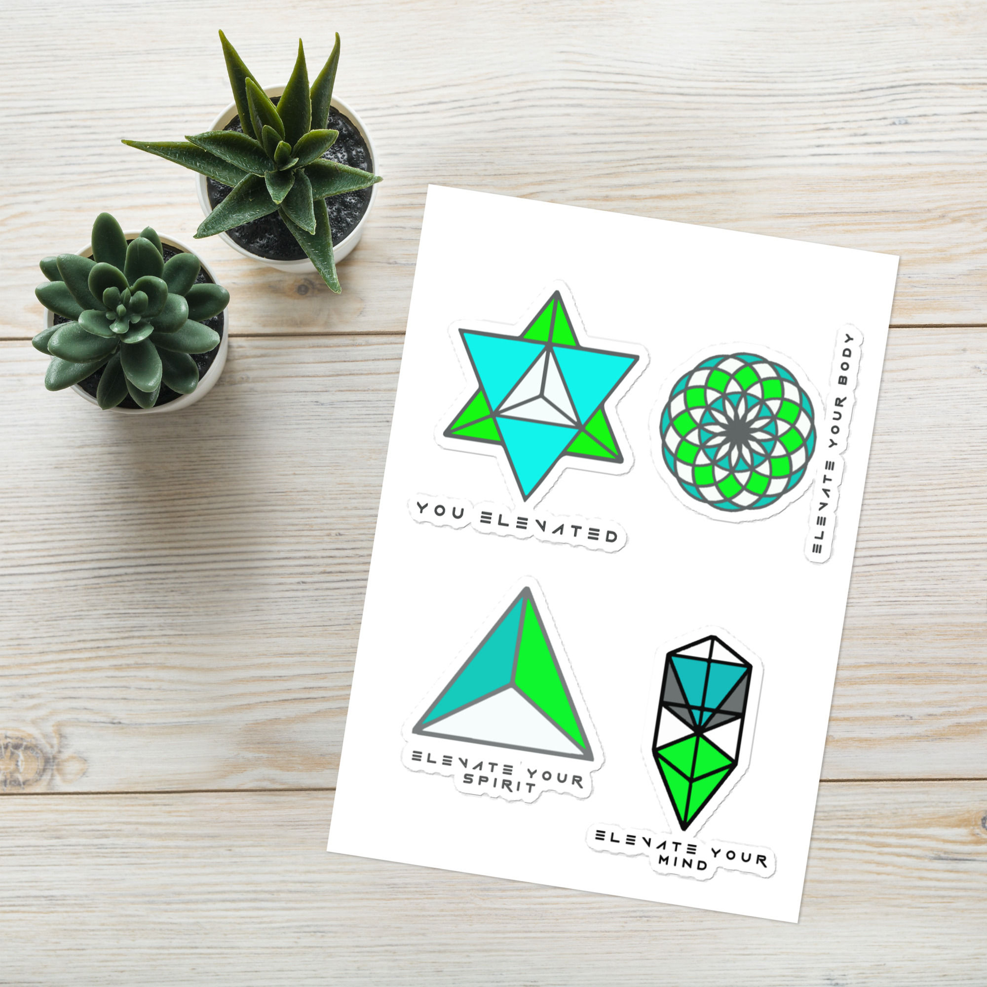Elevated Sticker sheet