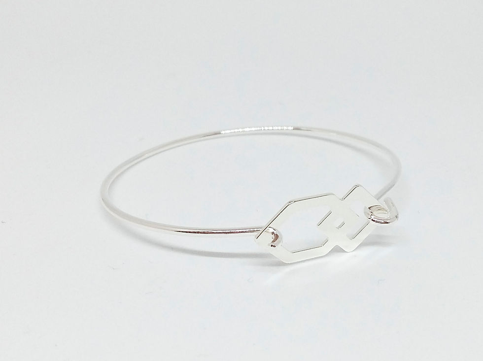 Miniature : Jonc JUFTI plaqué argent