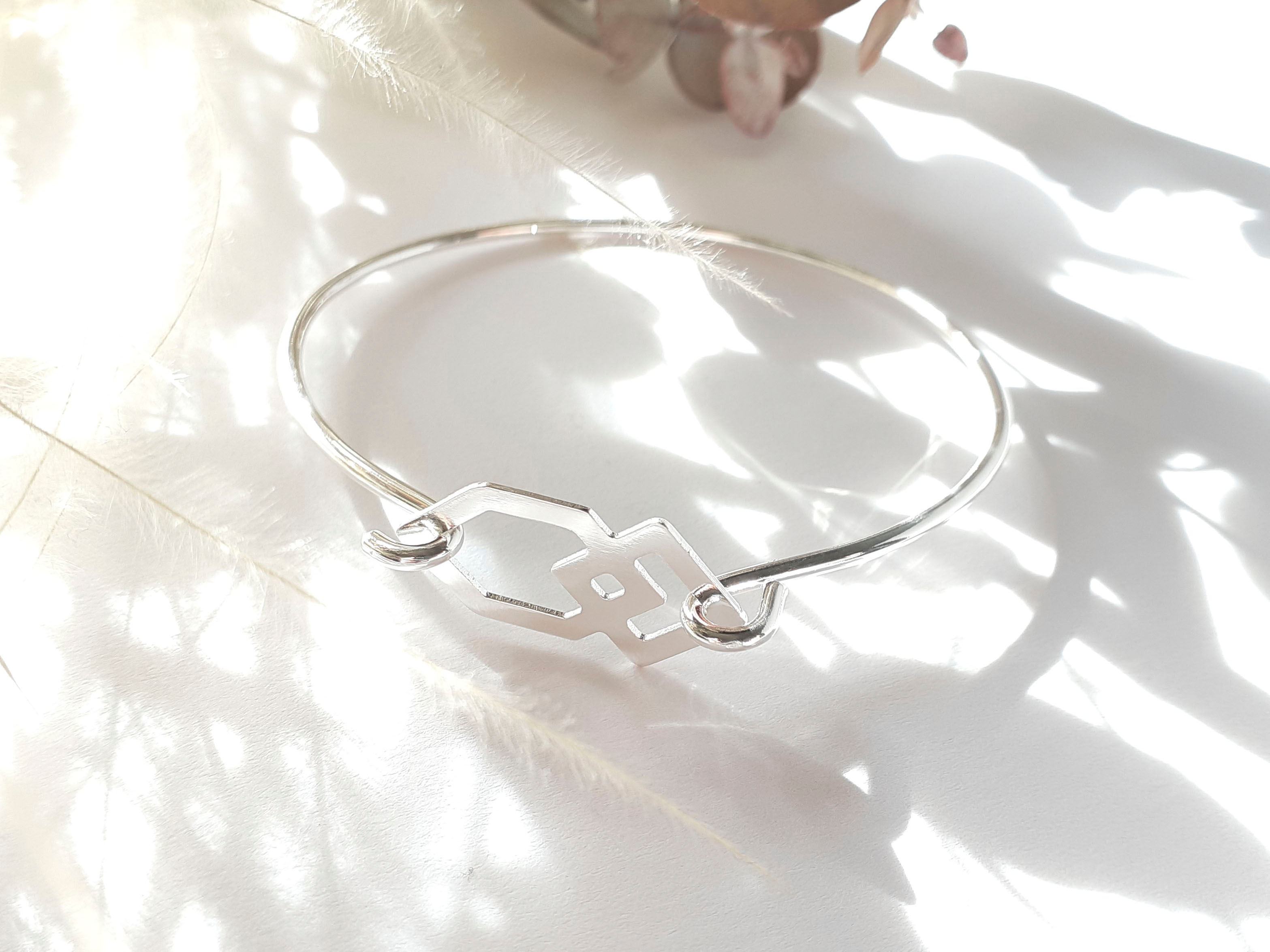 Jonc JUFTI plaqué argent