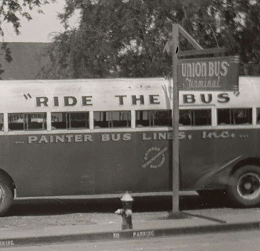 Thumbnail: PAINTER BUS LINES UNION BUS TERMINAL VINTAGE PUBLIC TRANSPORT BUS DEPOT