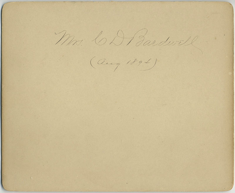 Thumbnail: EARLY KODAK ELEGANT OLDER WOMAN w BOOK LACE CUSHION POSED OUTSIDE w HAMMOCK