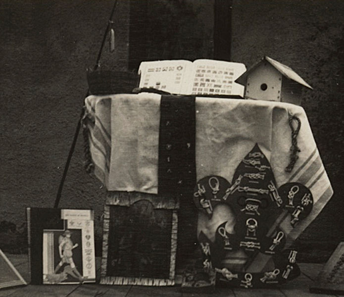 Thumbnail: SUPERB STILL LIFE of SCOUT AWARDS and PROJECTS incl. BIRD HOUSE!