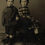 Thumbnail: SUPERB QUARTER PLATE 2 SERIOUS ADORABLE CUTE KIDS! PLAIDS POSING CHAIR TINTED