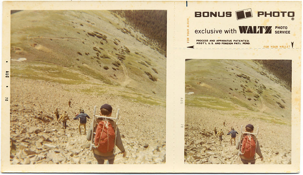 Thumbnail: HIKERS TREKKERS MOUNTAIN CLIMBERS REST PACKS & DESCEND ROCKY SLOPE BONUS PICS
