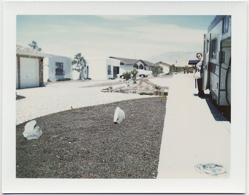 "Pebbles instead of grass" LONELY RV WOMAN peeks out on New Mexico (Albuquerque)