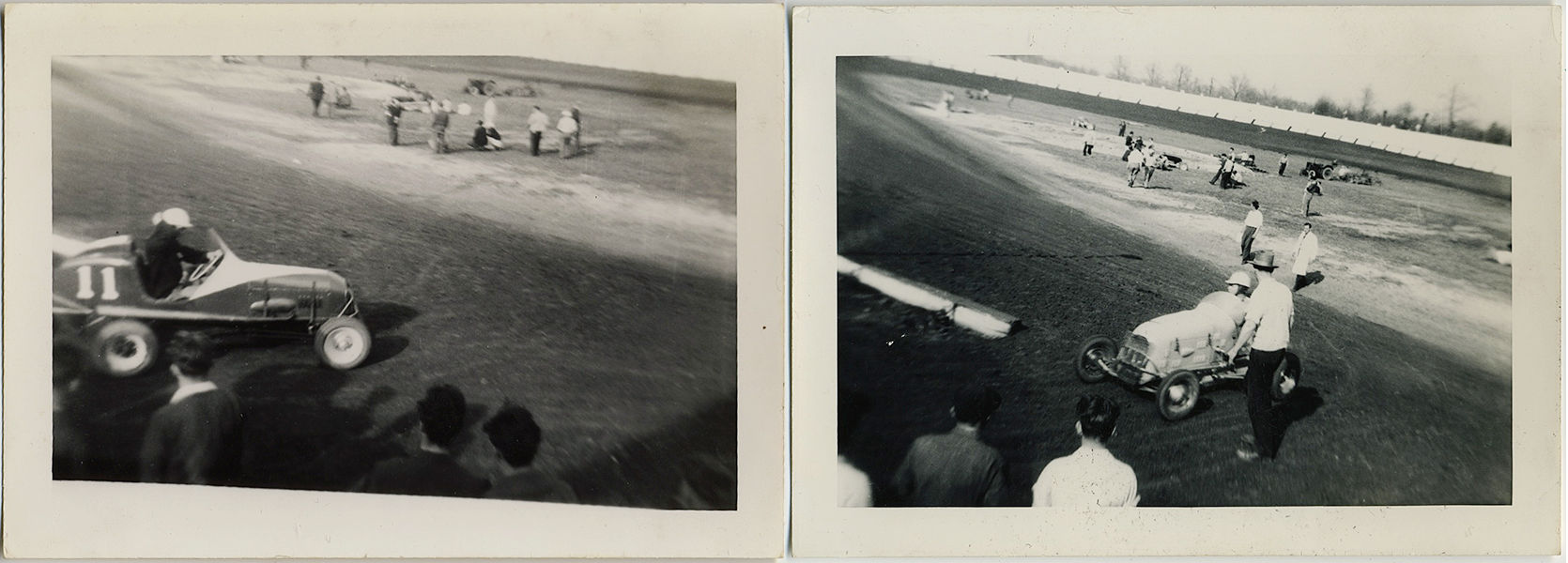 GO KARTS MIDGET AUTO RACE on AL CAPONE BUILT RACETRACK Sportsman Park Bedford OH