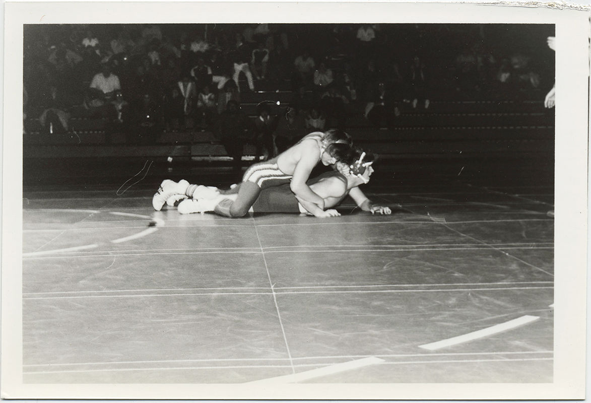 HOT GAY WRESTLER ACTION BOY PINS YOUNG MAN to MAT for PASSIONATE REAR ACTION