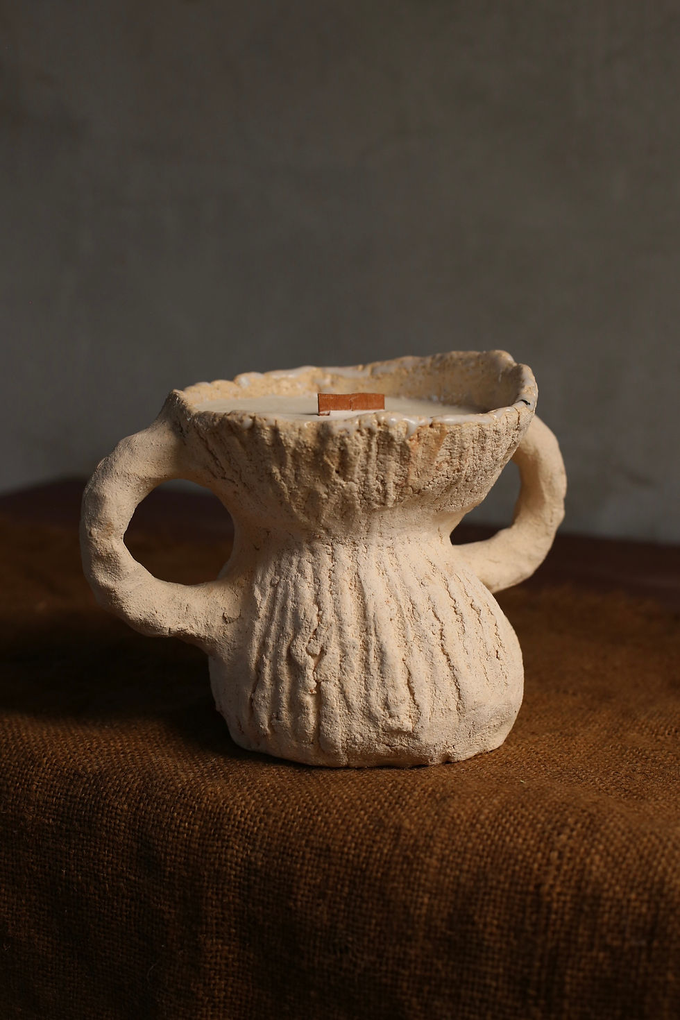 “Grand Ancestress” Organic Massage Candle with Amber Scent