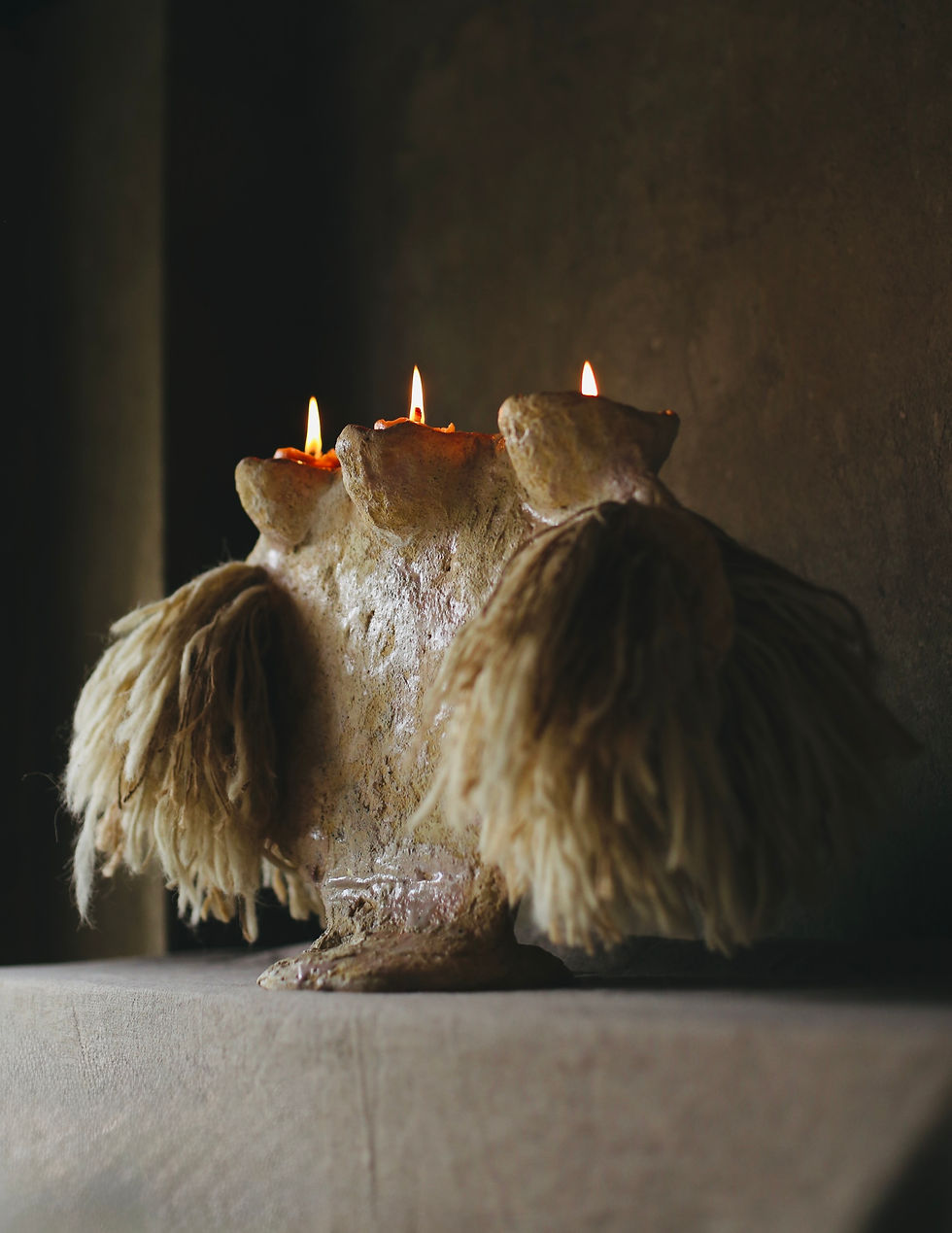 Thumbnail: “Vechornytsia” Candleholder Unique Ritual Art Object