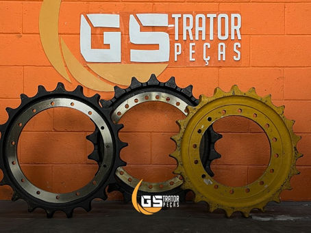 Material Rodante e Coroa de Giro: Peças Essenciais para o Desempenho da sua Máquina Pesada