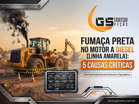 fumaça preta no motor a diesel