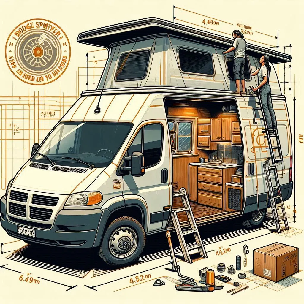 2004 dodge sprinter 2500 140wb high roof camper van layout