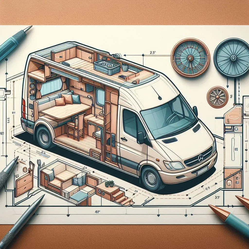2004 dodge sprinter 2500 140wb high roof camper van layout guide