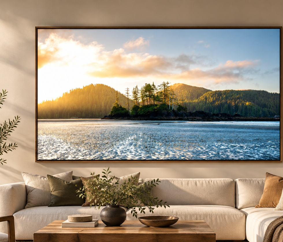 Cozy Sunlit Living Room with Island Landscape.png