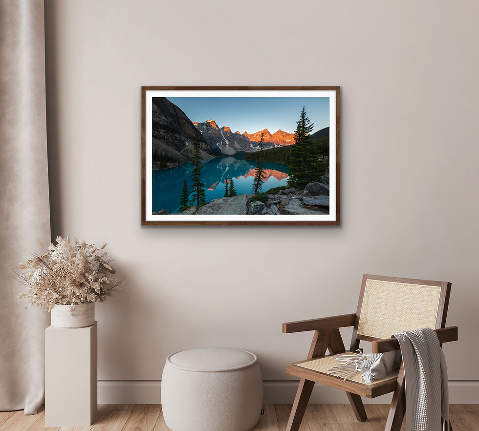 Thumbnail: Moraine Lake's Morning Magic/Horizontal