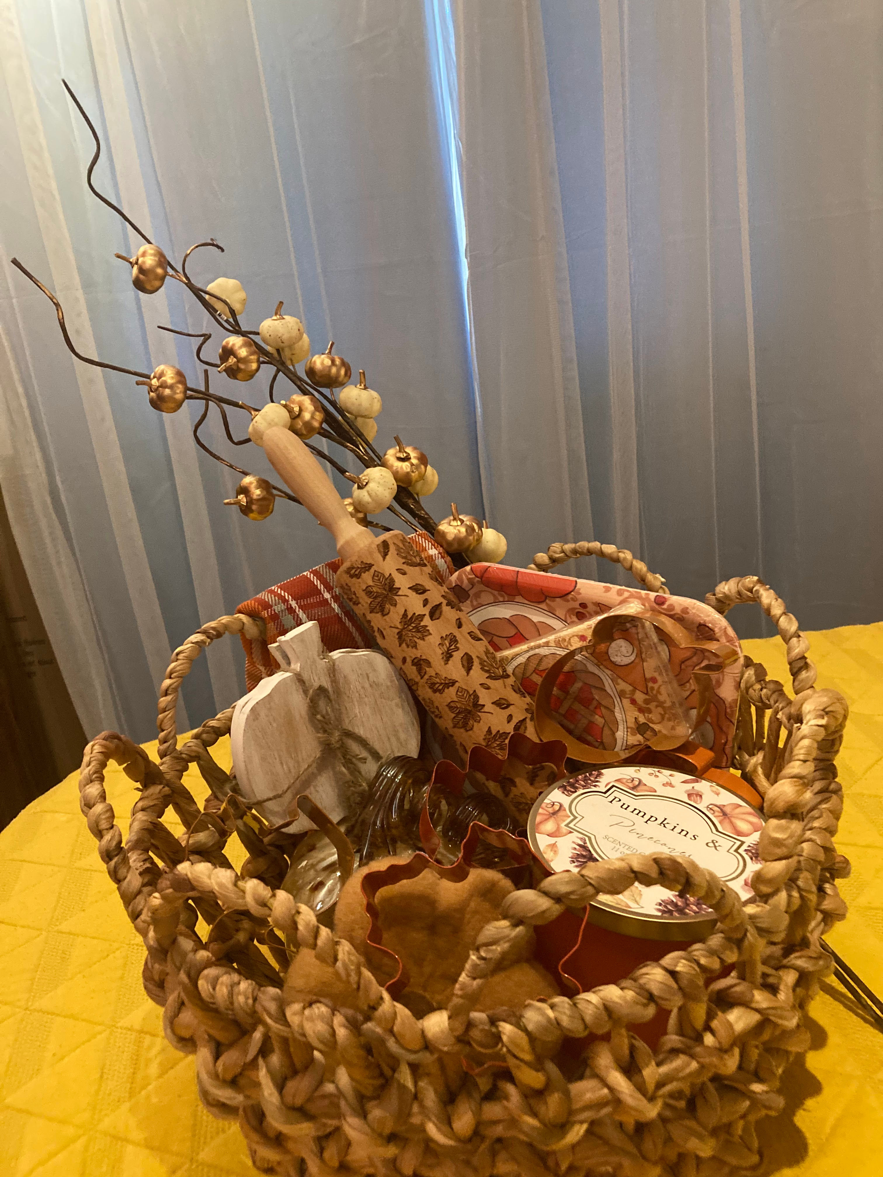 Fall Themed Gift Basket