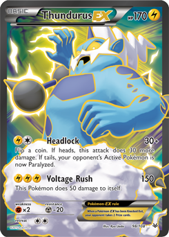 1X Thundurus-EX / XY Roaring Skies