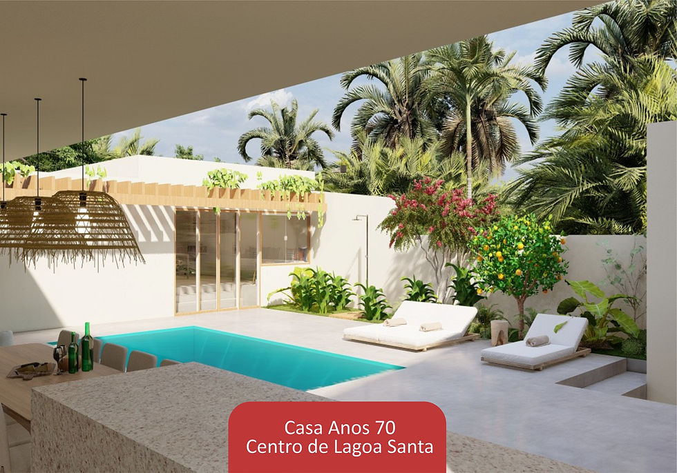 Casa anos 70 - Centro de Lagoa Santa