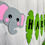 Thumbnail: Elephant & Banana Leaf Bunting | Custom Name