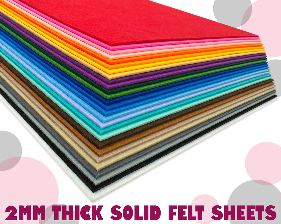 Thumbnail: 2mm Felt Sheets | 10 Pack | Custom Colours