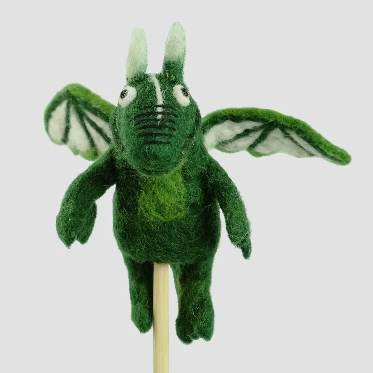 Dragon Green Finger Puppet