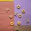 Miniature : Wooden Toy croissant and donut tic tac toe game