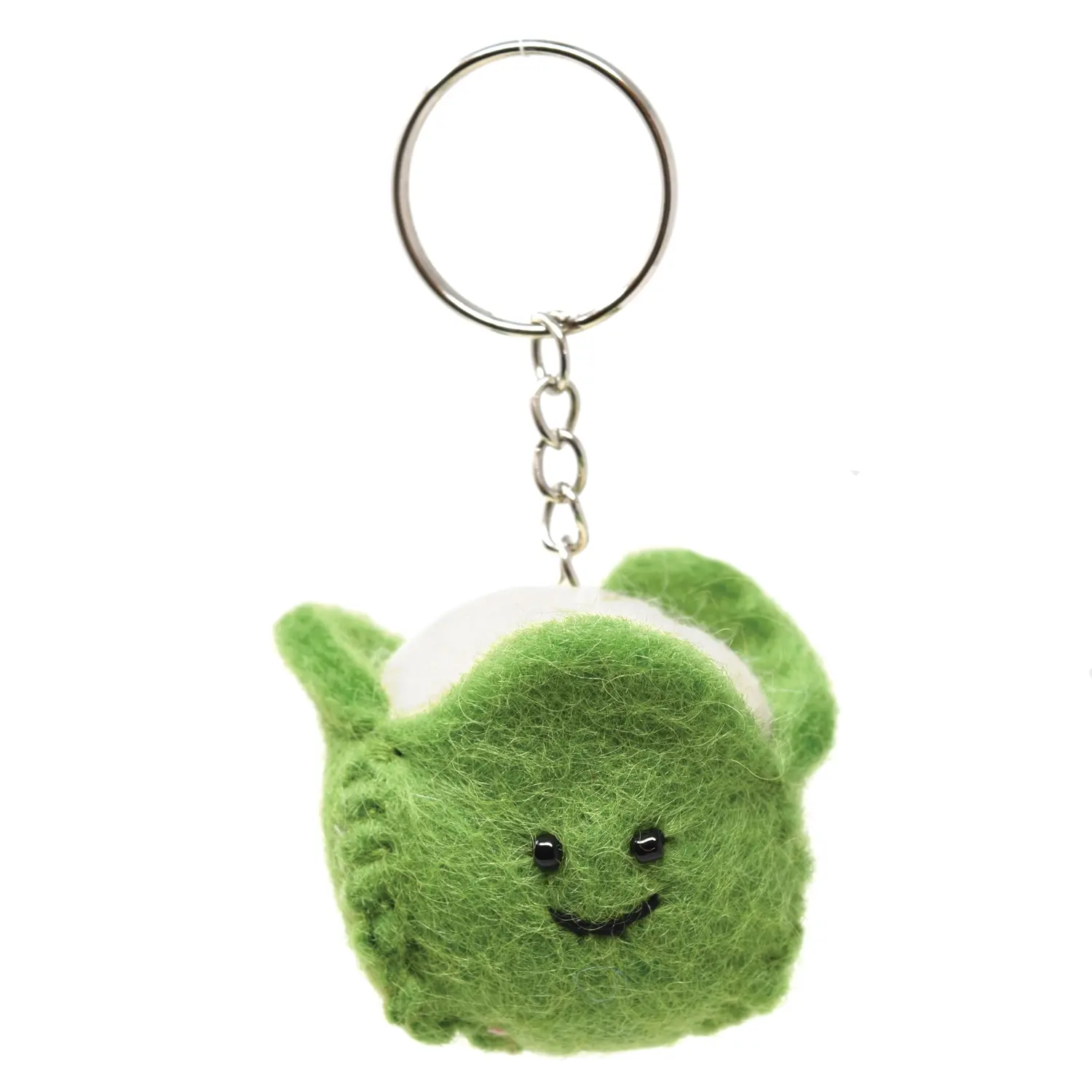 Cauliflower Felt Keychain