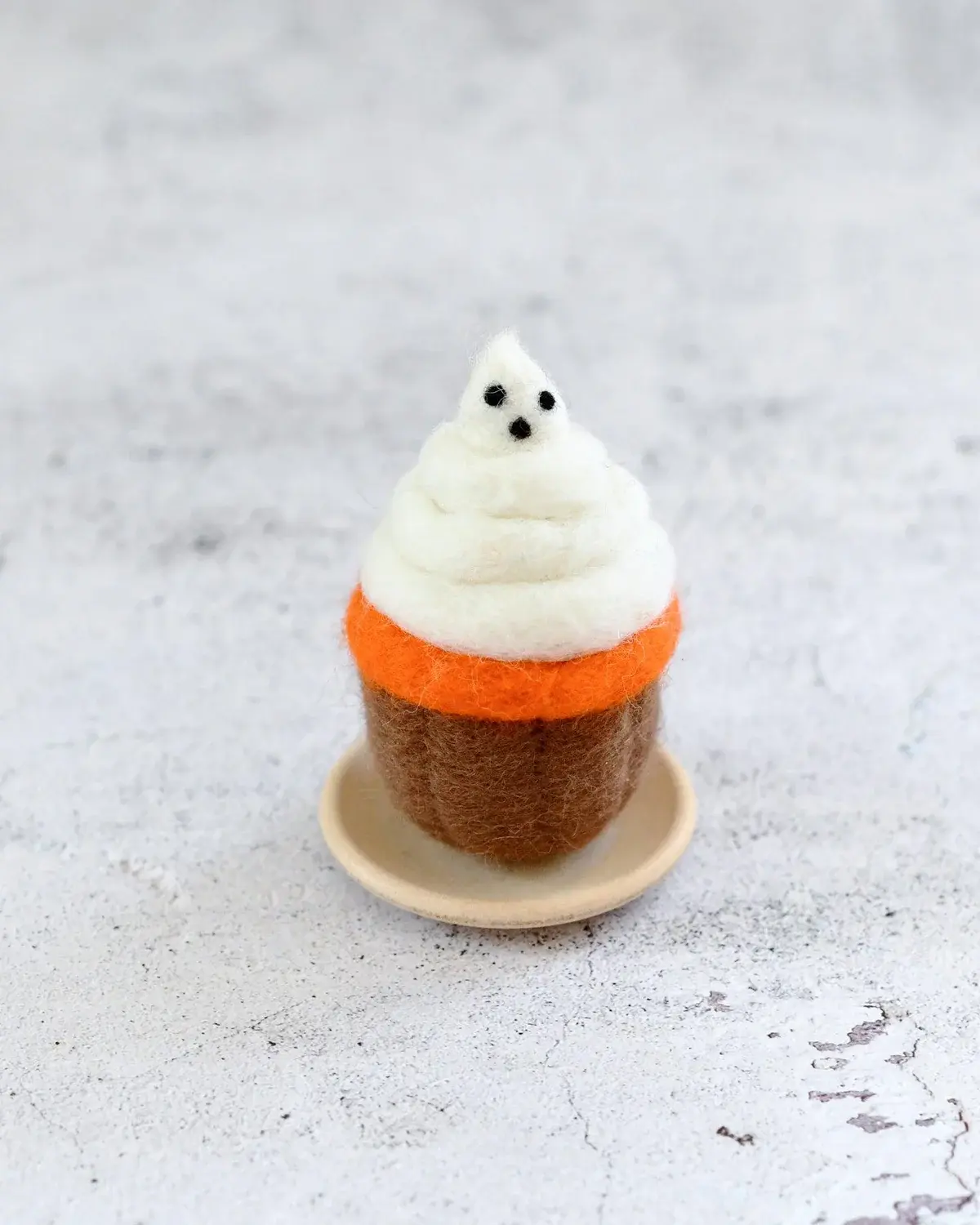 Felt Cupcake Cute Ghost