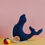 Miniature : Seal Stuffed Pull Toy