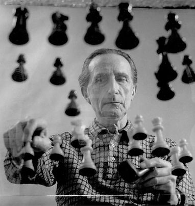 © Arnold T. Rosenberg, Marcel Duchamp, 1958.